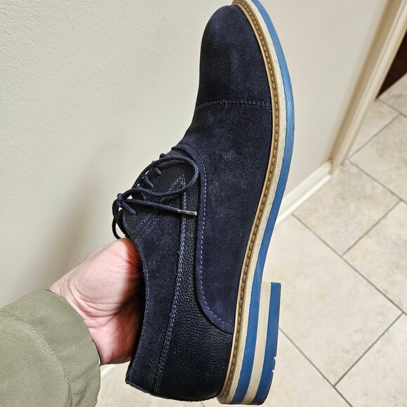 Joseph Abboud Men's Blue Suede Shoes, Sz 13 - Picture 13 of 16